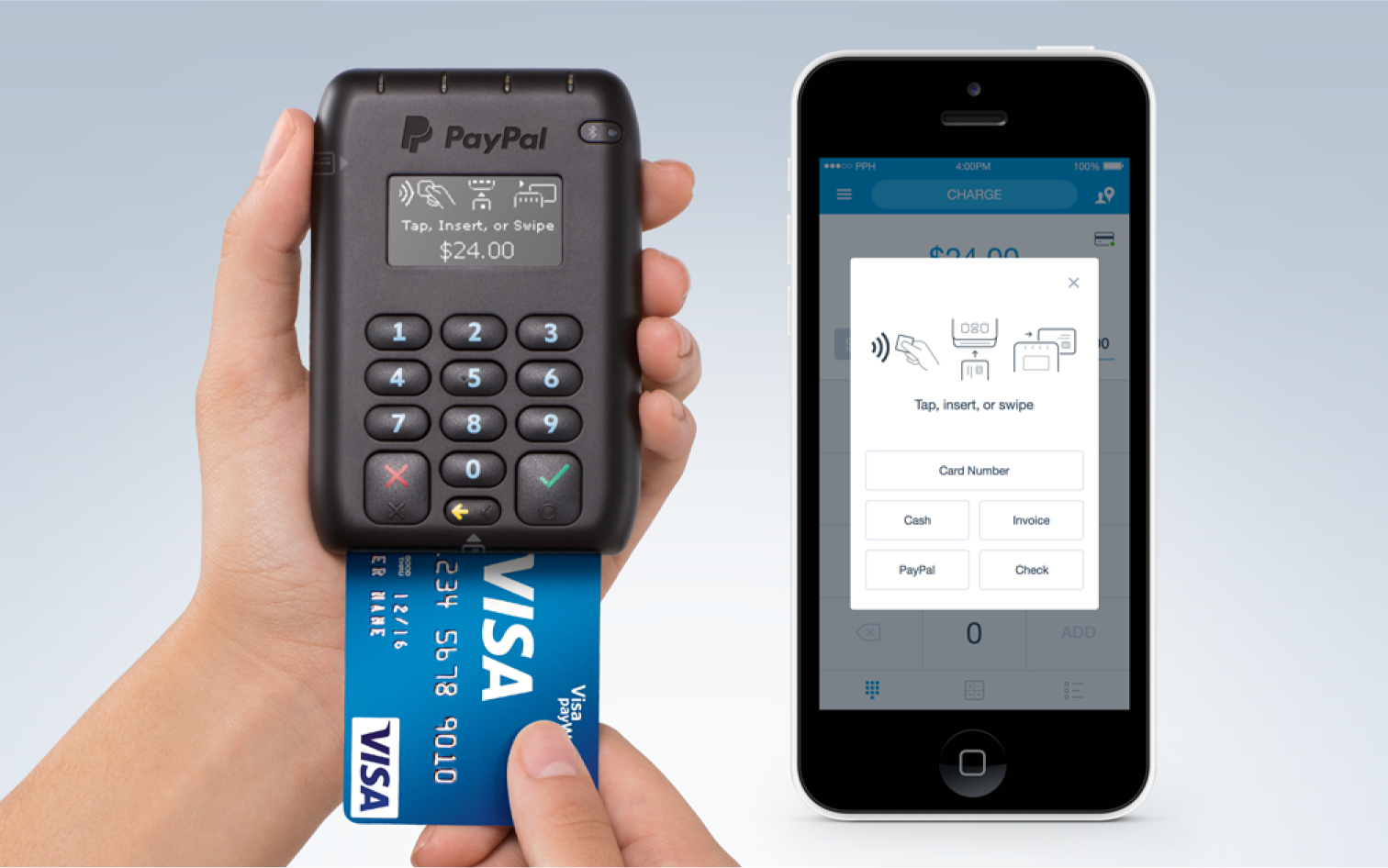 PayPal Here EMV reader